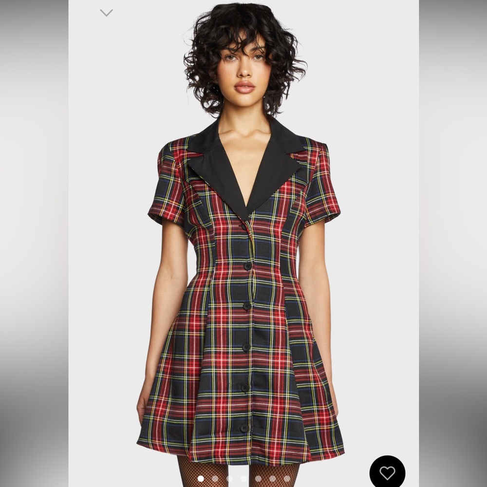 Dolls Kill Plaid Mini dress